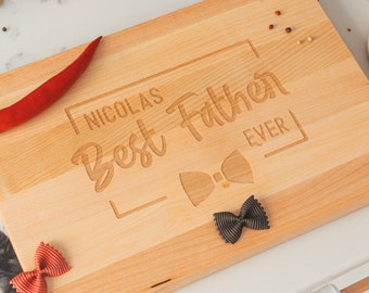 Father's Day Cutting Board Gift Personalized Father's Day Gift Gift For Dads Wedding Gift Personalized Kitchen Gift for Him New Home Gift