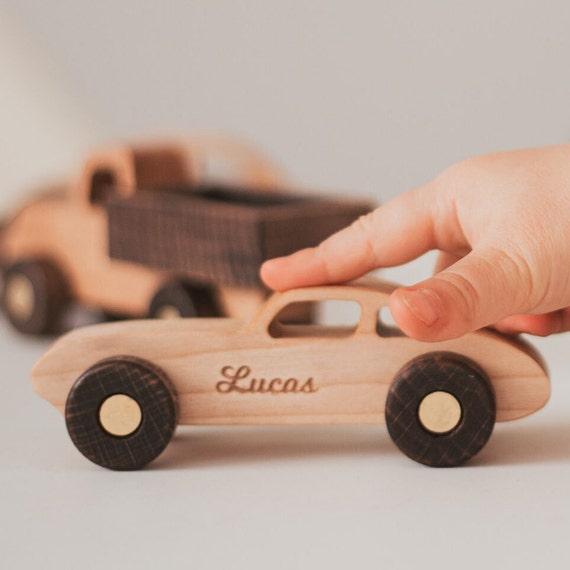 Cuteefun Modello di Auto in Legno 3D, Assembla da solo Car Modellino