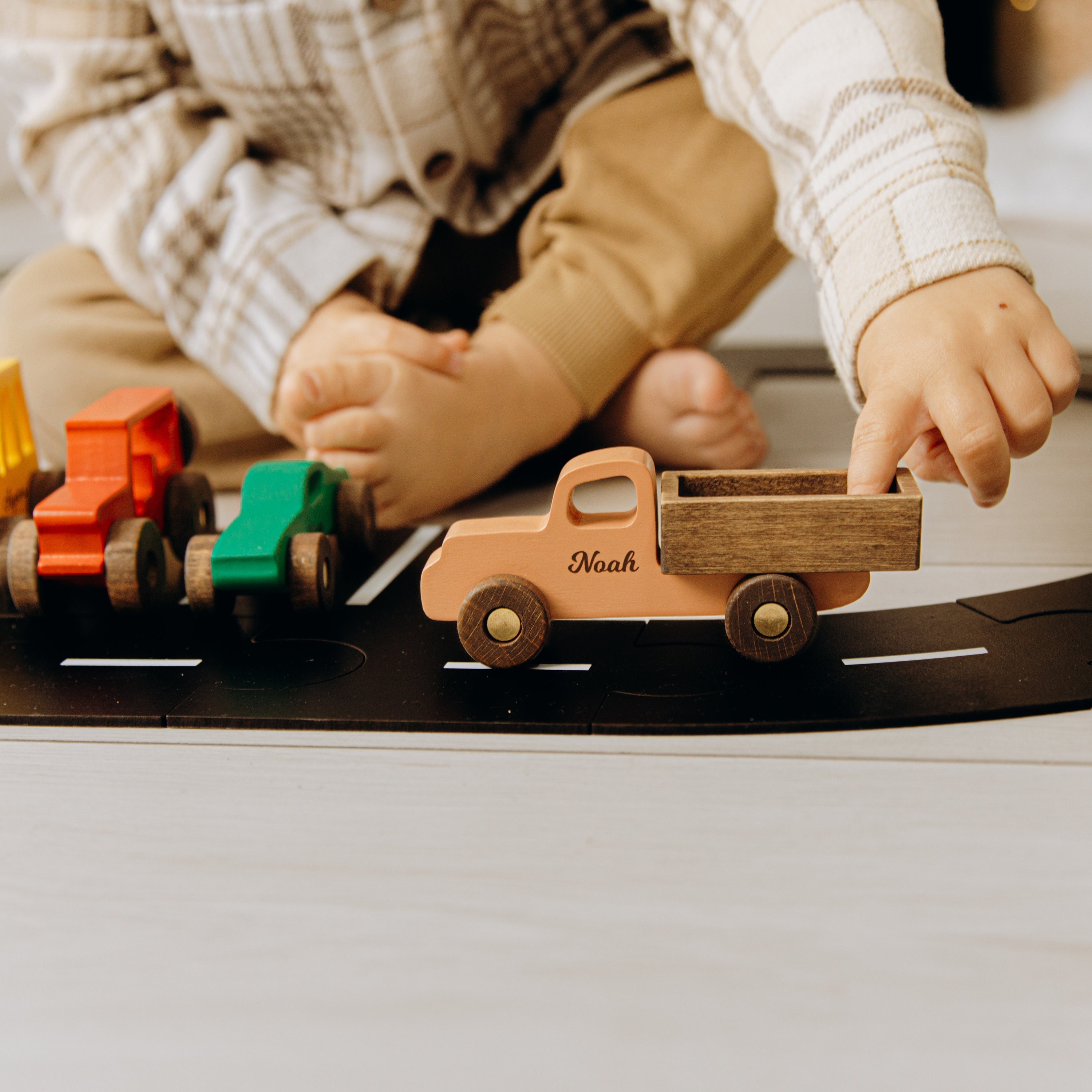Personalized Toy Cars. Wooden Toys For Kids. Farm Truck With Name. Sensory Toddler Toys. Custom Birthday Baby Gifts. Christmas Gift for Kids
