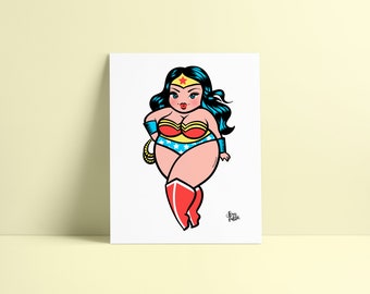 dull-rat797: Vector - Illustration of a fat 3D animated woman dressed as Wonder  Woman and her shield in a Pixar style, with smooth textures and fluid  movements, white background