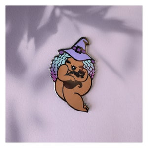 Fat Witch Enamel Pin: Body Positive Badge