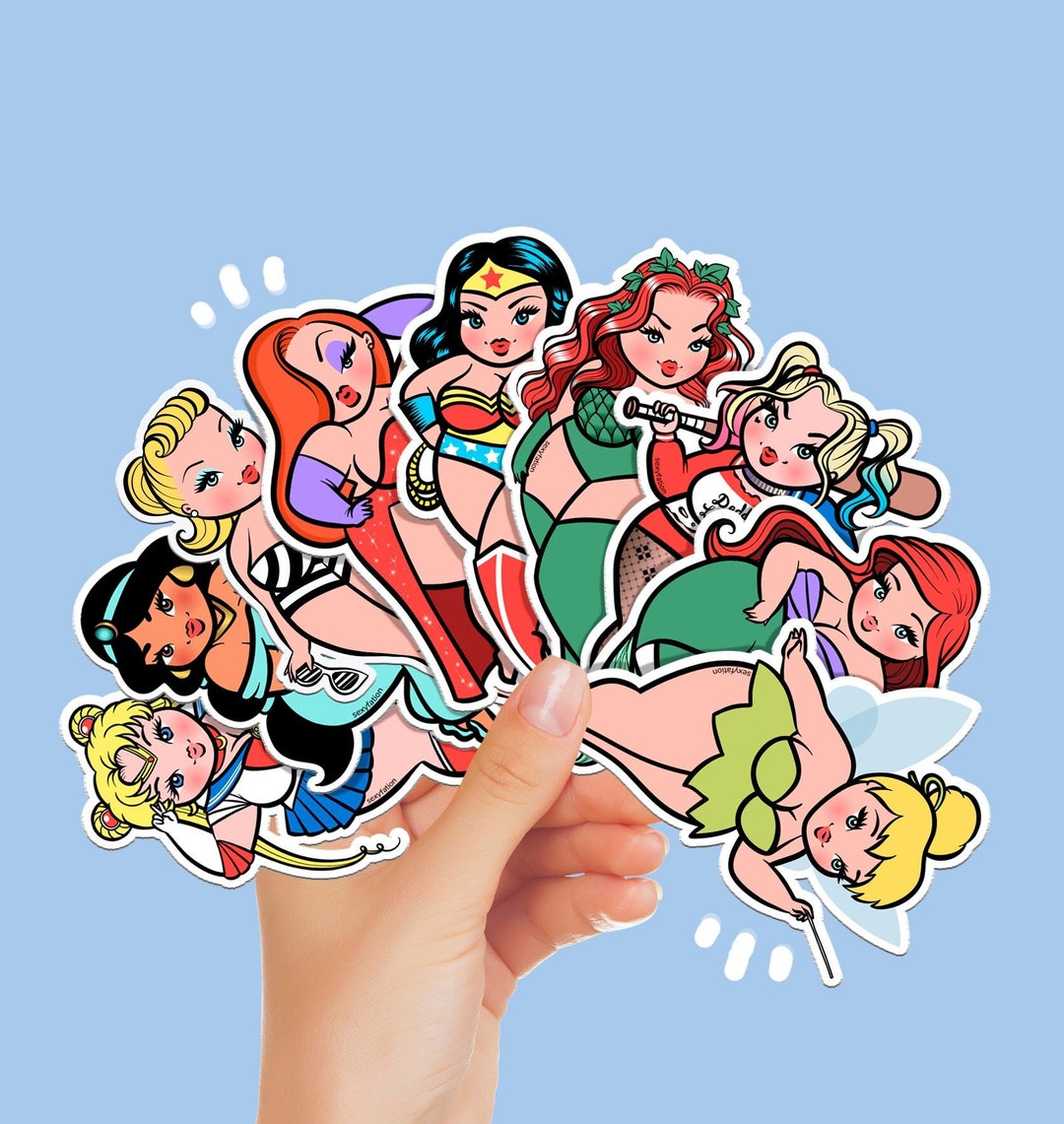 Super MOM Cartoon Character, Mother's Day Gift Sticker