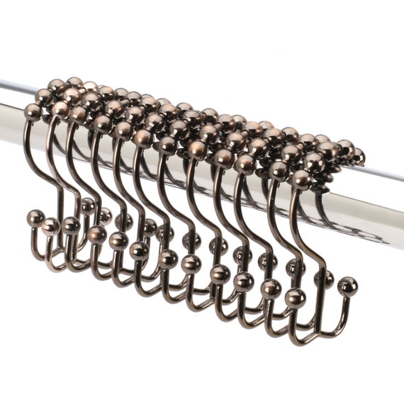 Shower Curtain Hooks Oil Rubbed Antique Bronze Rollerball