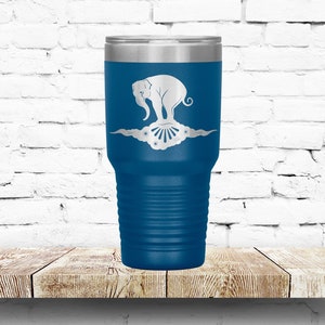 Elephant Dreams Tumbler, Inspirational Coffee Tumbler, Stainless Steel Travel Mug
