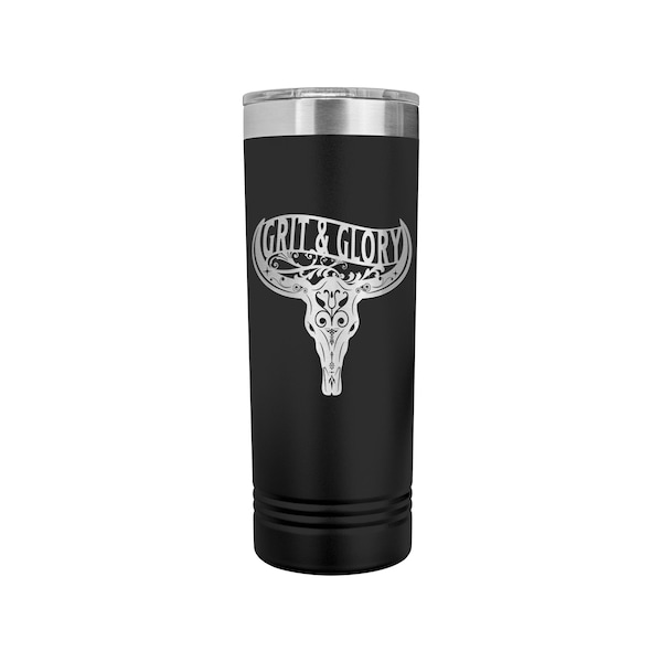 Grit and Glory 22oz Tumbler; Travel Tumbler; Coffee Mug; Travel Mug; Coffee Cup;