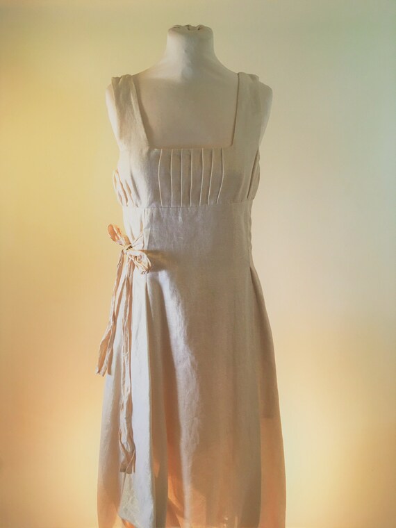 beige gold dress