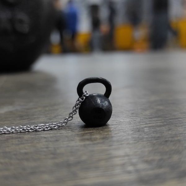 Kettlebell Necklace Etsy