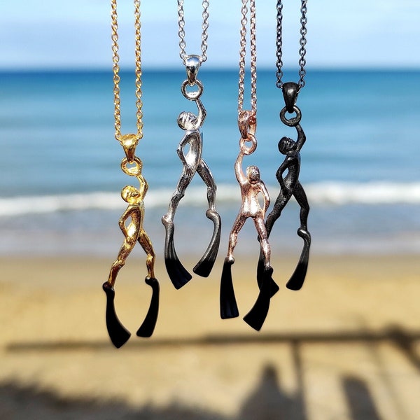 Diving Necklace Etsy UK