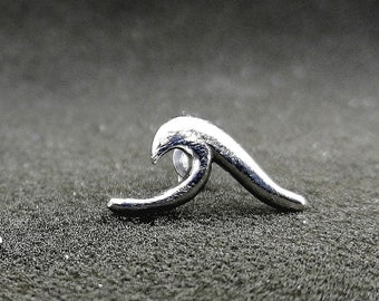 Surf earrings waves / For surf lovers /Silver 925 /Handmade