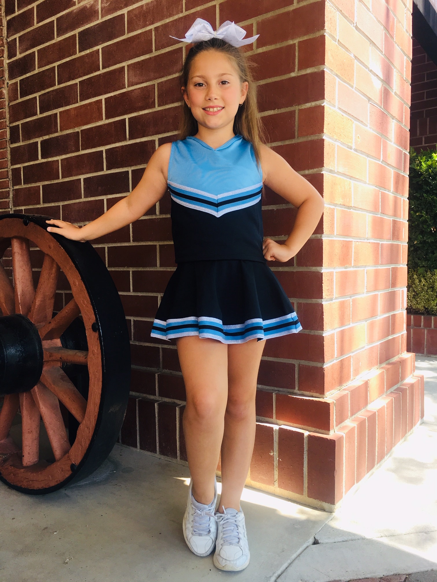 Girls Cheer Uniforme Negro/Lt.Blue/Plata Etsy