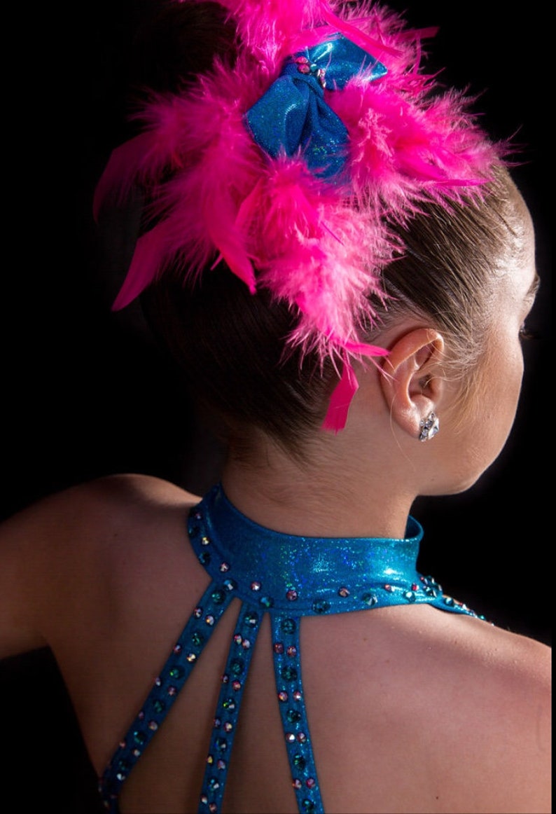 Bathing Beauty Dancewear Black/fuchsia Solo Dance Costume Etsy Canada