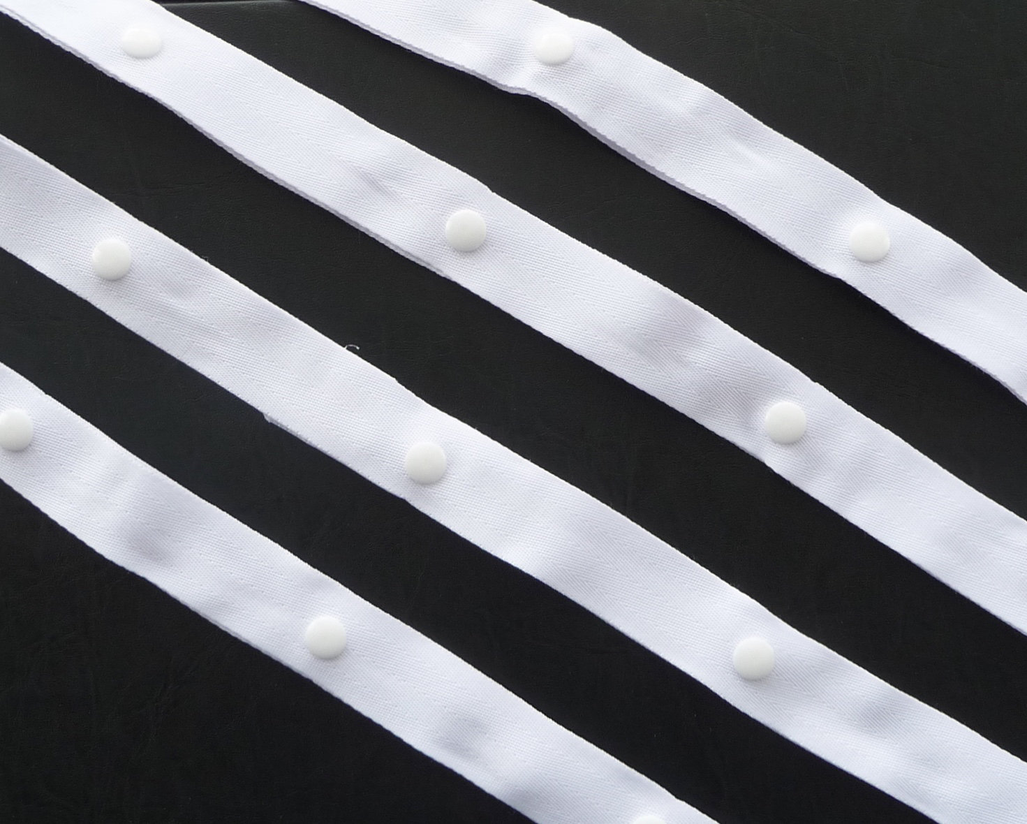 Snap Fastener Popper Poppa Duvet Tape 25mm Wide 10cm / 4 Inch Spacing