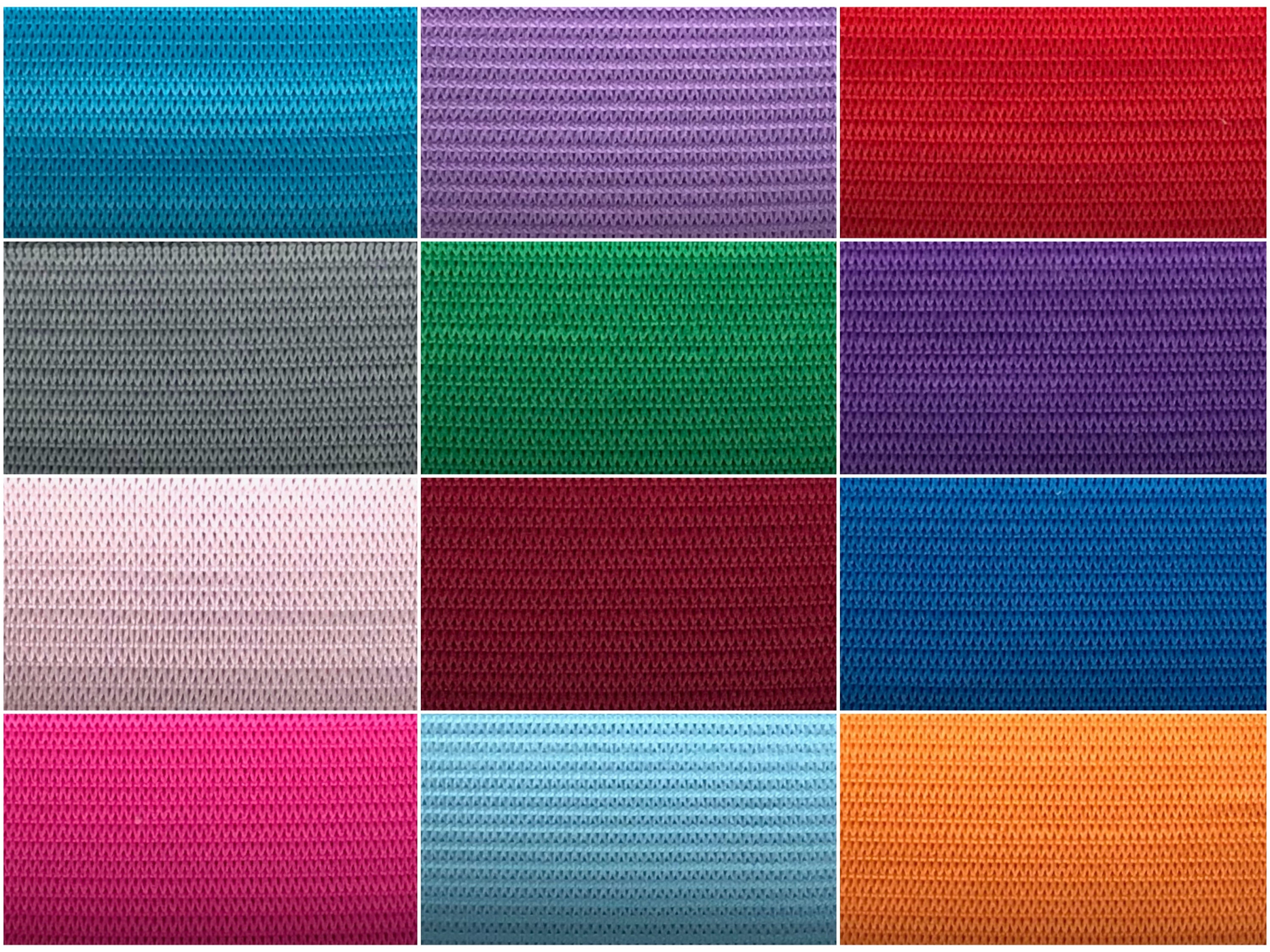 Coloured Flat Elastic 25mm 1 Inch Wide Premium Quality Etsy UK