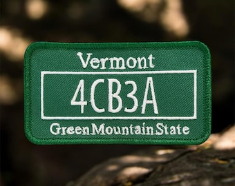 License plate 4CB3A patch