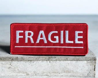 Fragile Patch  (Iron-on backing)