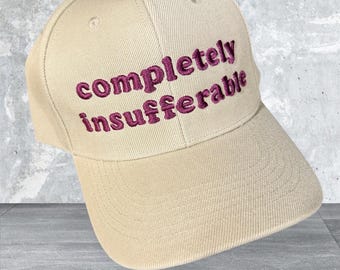Sombrero completamente insoportable