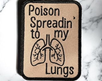 Poison Spreading to Lungs patch