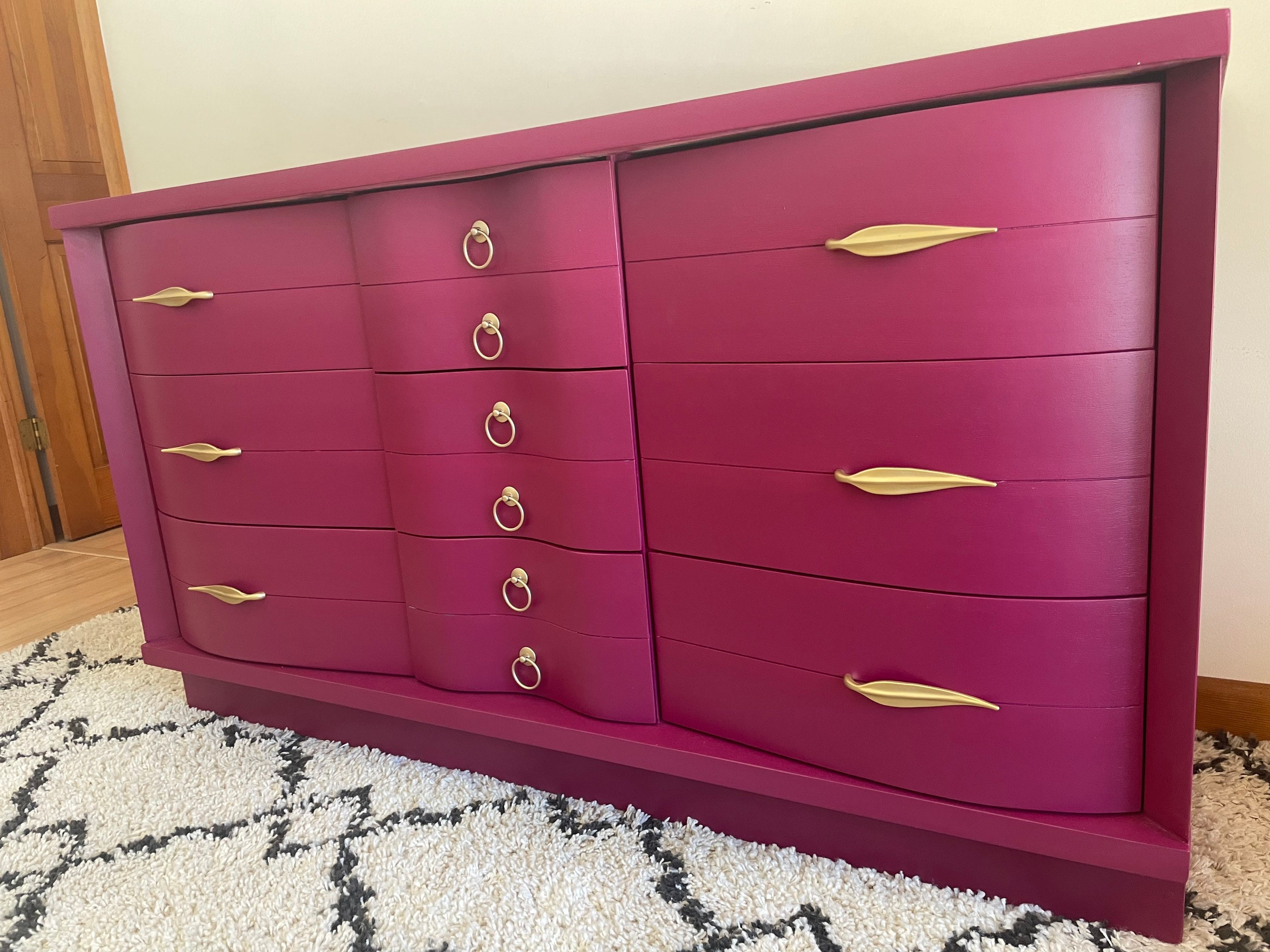 Pink sale buffet cabinet