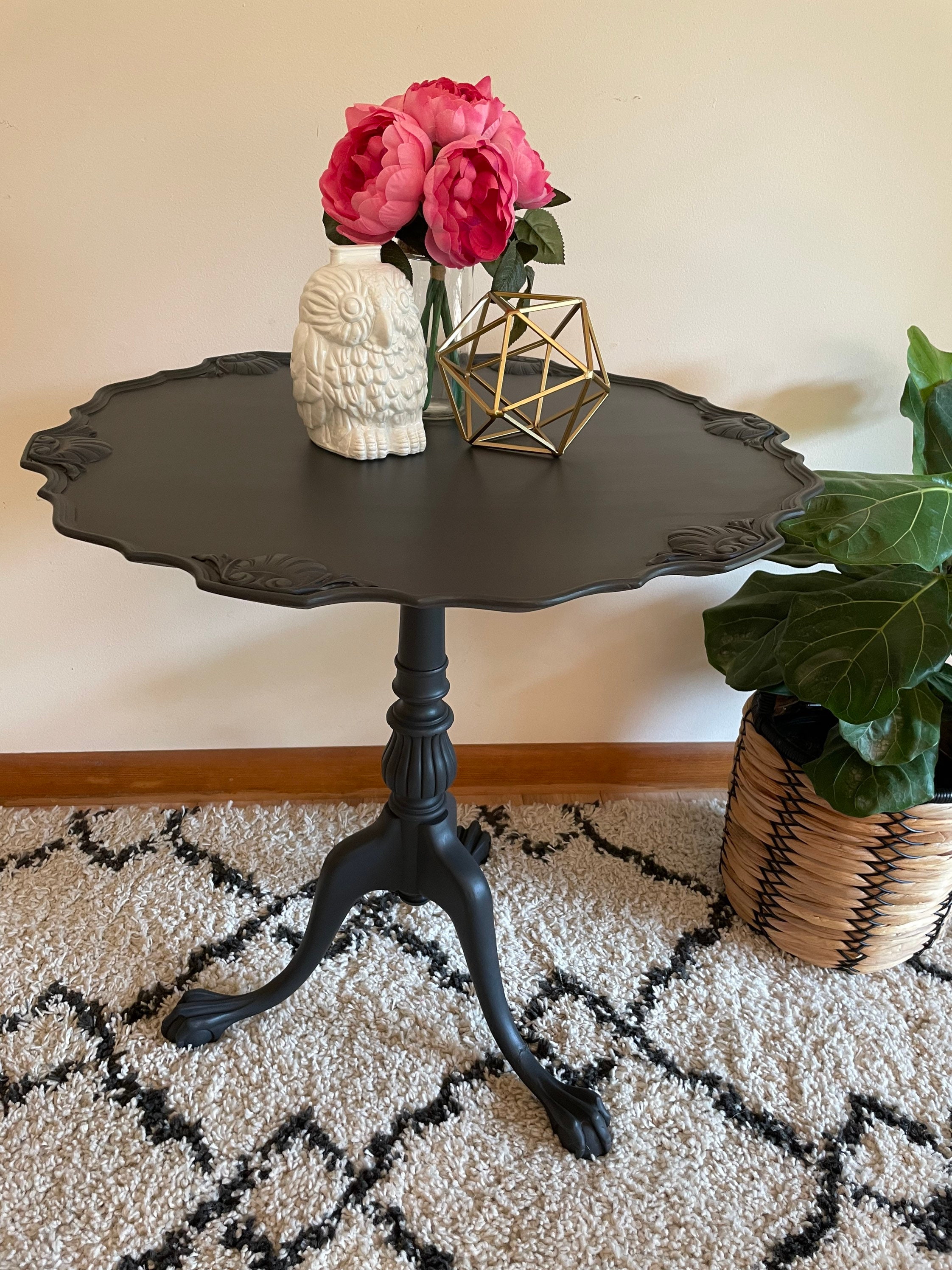 Sold Do Not Purchase Tilt Top Pedestal Side Table with - Etsy Österreich