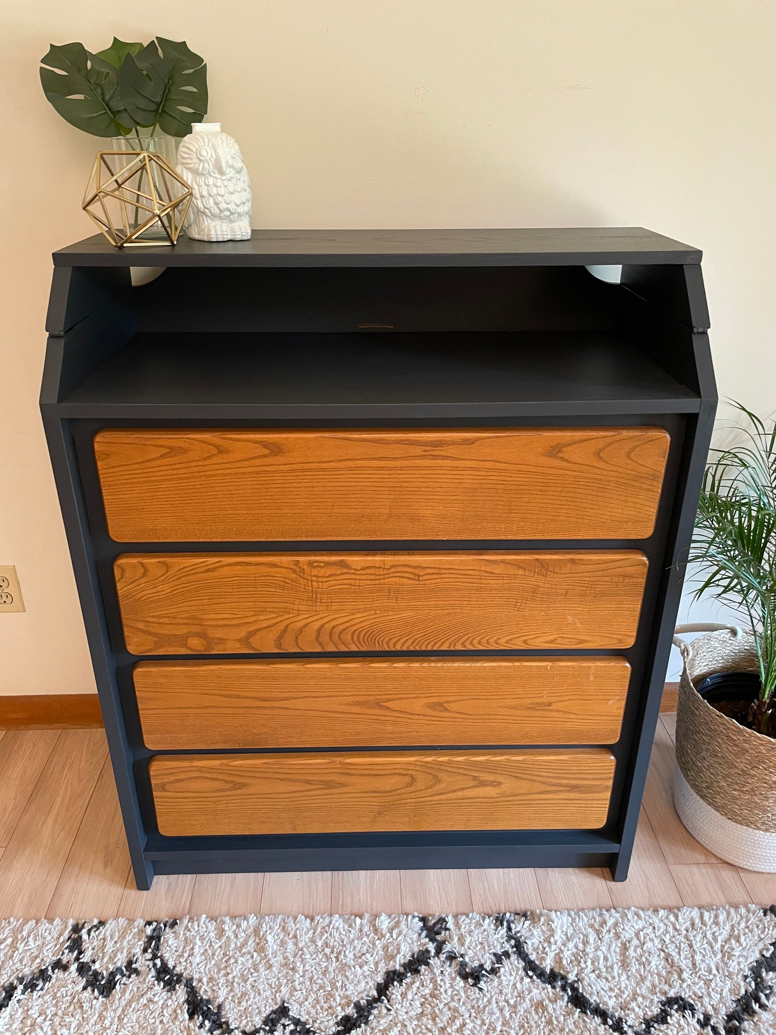 Boho Changing Table and Dresser Modern Boho Baby Changing Etsy