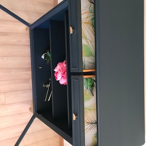 Gabinete Azul Marino Curio China Hutch Cerrando Bar Liquor | Etsy