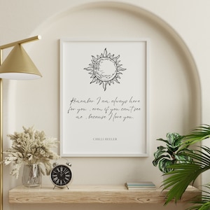 Bluey TV Show Quote Digital Print - Heartwarming Inspiration for Your Home or Office