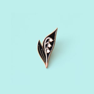 Lily of the Valley Enamel Pin