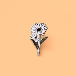 Daisy Enamel Pin