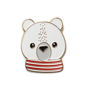 Paco Polar Bear, Enamel Pin