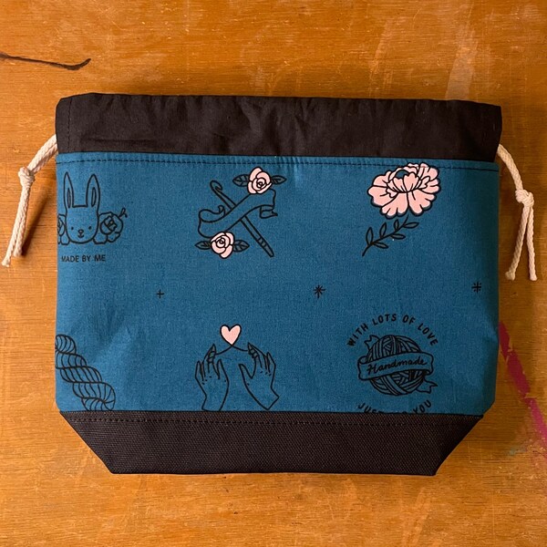 Small Knitting Bag Etsy