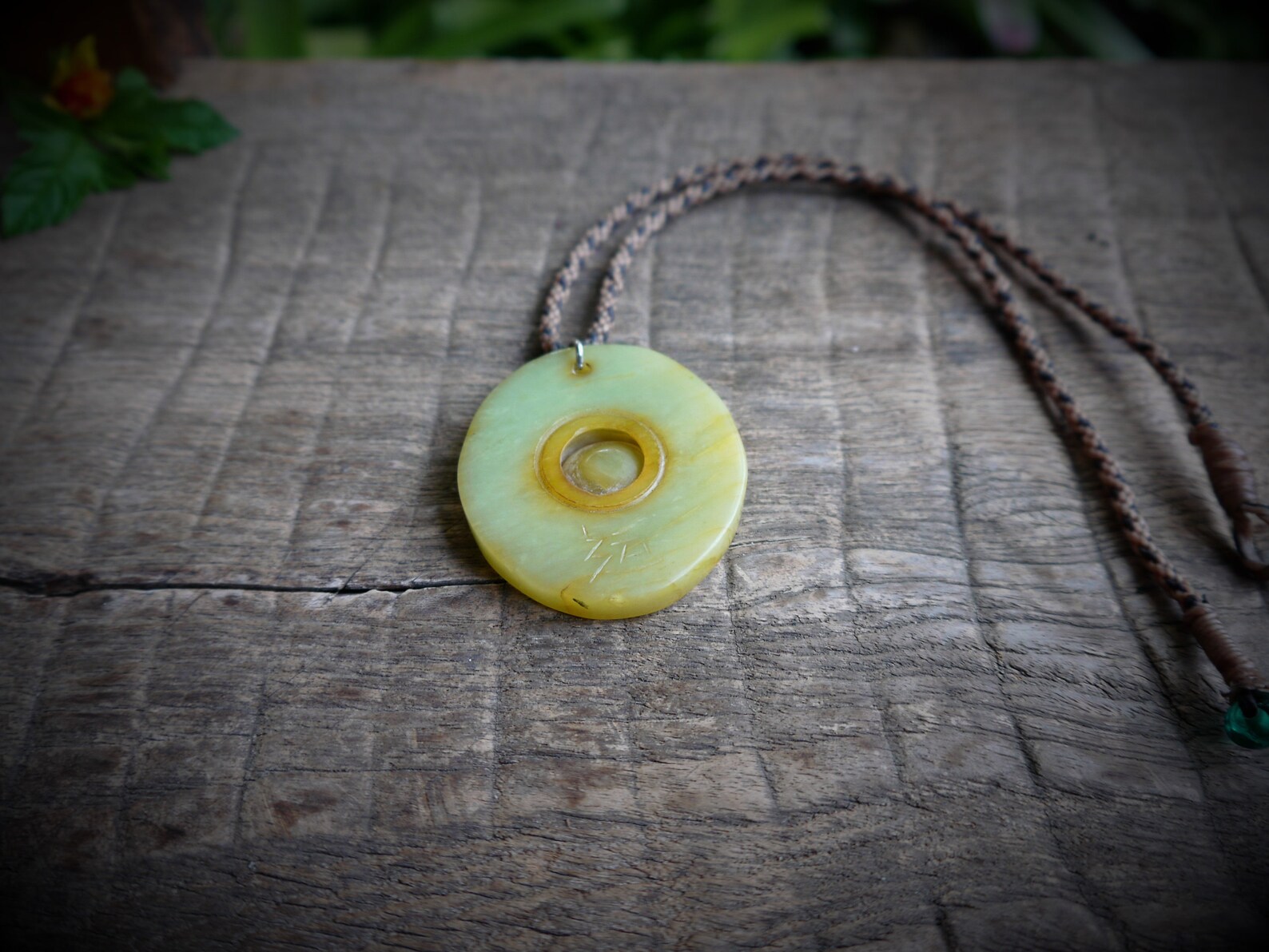 Jade Necklace Gemstone necklace Hippie necklace Stone | Etsy