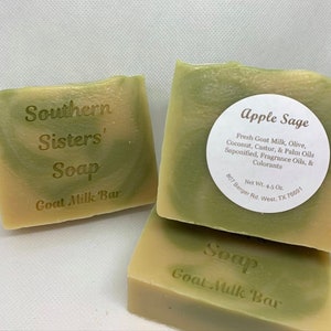 Apple Sage -Goat Milk Soap