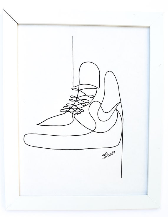 jordans 1 drawing