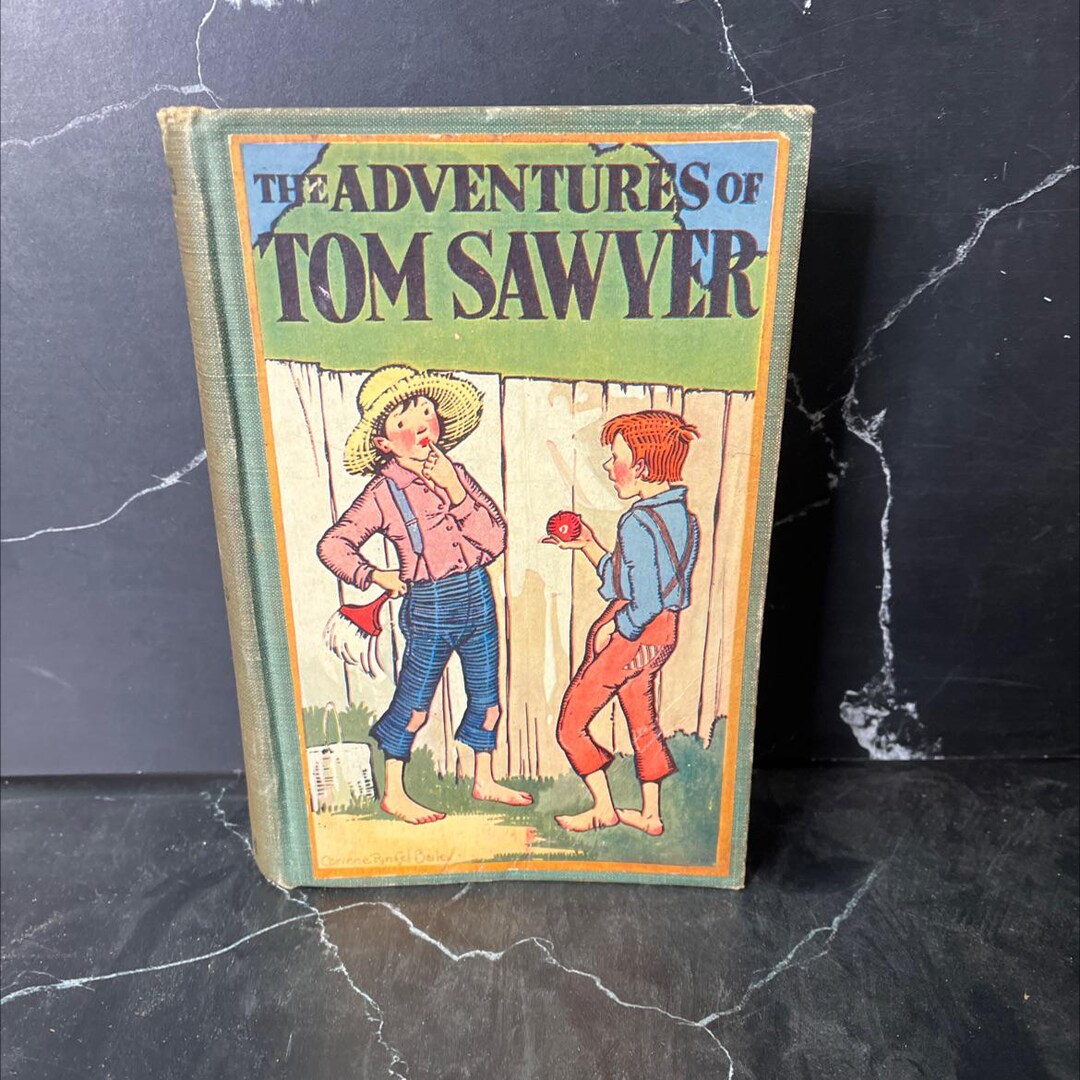 The Adventures of Tom Sawyer Book, by Mark Twain, 1931 Hardcover ...