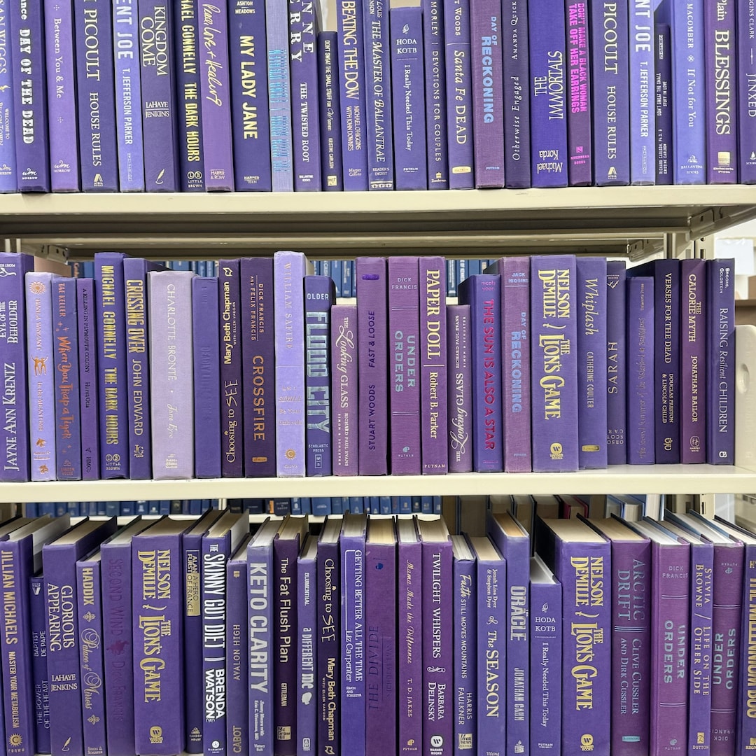 Purple Hardcover Books Bulk Etsy