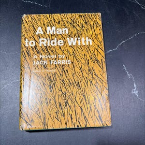 a man to ride with book, by jack farris, 1957 Hardcover RARE-R70-B8-C_116