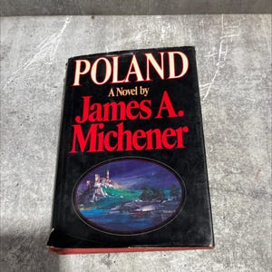 poland book, by james a. michener, 1983 Hardcover RARE-R69-B7-B_14