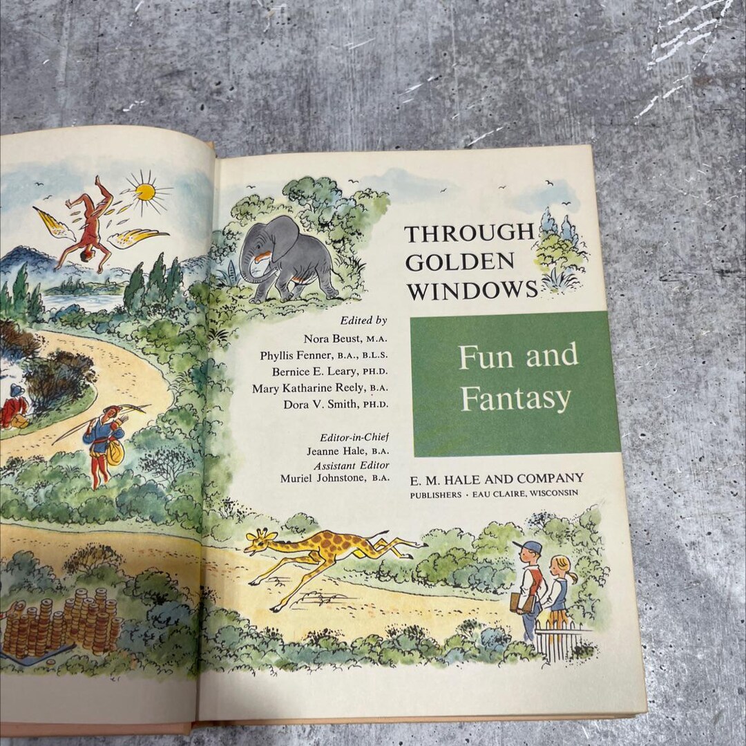 Through Golden Windows Fun and Fantasy Book, by Multiple Authors,