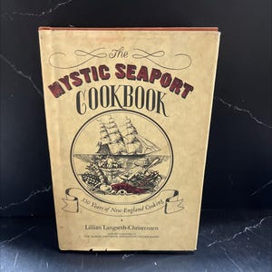 the mystic seaport cookbook *350 years of new england cooking book, by lillian langseth-christensen, 1970 Hardcover RARE-R64-B8-F_8