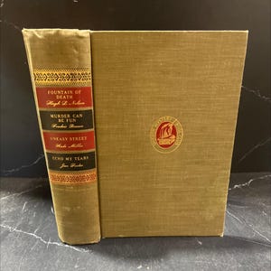 fountain of death book, by hugh lawrence nelson, 1948 Hardcover RARE-R67-B8-D_136