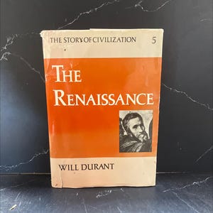 the story of civilization: the renaissance book, by Will Durant, 1953 Hardcover RARE-R63-B7-I_131