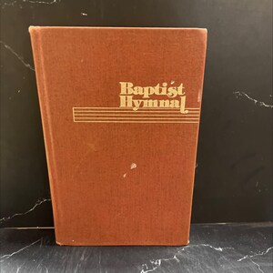 baptist hymnal book, by unknown, 1975 Hardcover RARE-R66-B8-D_29