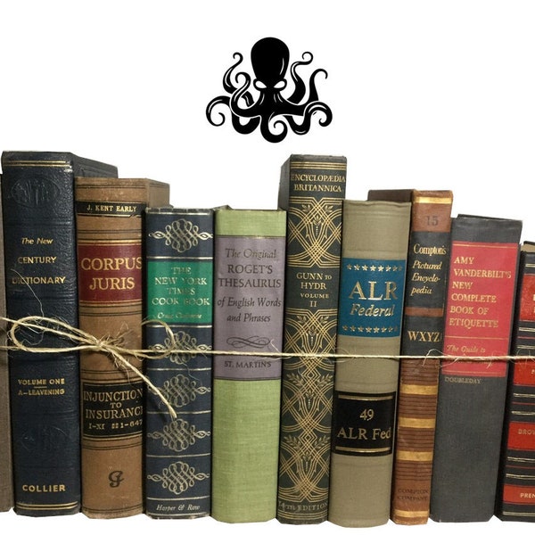 VINTAGE XL Decorative Books | Extra Large Vintage Books | 5Pack or 10Pack | Decorative Books | Book Decor | Interior Design