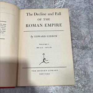 the decline and fall of the roman empire book, by edward gibbon, 180 Hardcover RARE-R70-B8-F_131