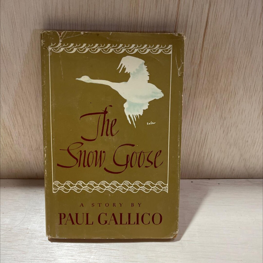 The Snow Goose Book, by Paul Gallico, 1966 Hardcover, Vintage RARE-R71 ...