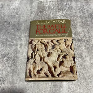 julius caesar the battle for gaul book, by caesar, g julius, 1980 Hardcover RARE-R68-B7-A_158