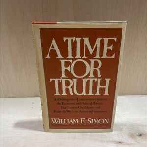 a time for truth book, by william e. simon, 1978 Hardcover RARE-R71-B8-D_6