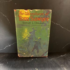 the adventures of tom sawyer book, by samuel l. clemens, 1931 Hardcover RARE-R65-B8-B_109