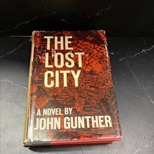 the lost city book, by john gunther, 1964 Hardcover, Vintage RARE-R71-B7-G_154