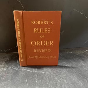 robert&#39;s rules of order revised seventy-fifth anniversary edition book, by general henry m. robert, 1951 Hardcover RARE-R68-B8-E_33